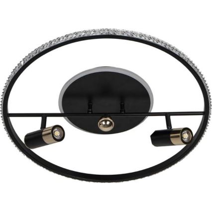 Plafonnier à intensité variable LED/60W/230V 3000-6500K noir + télécommande