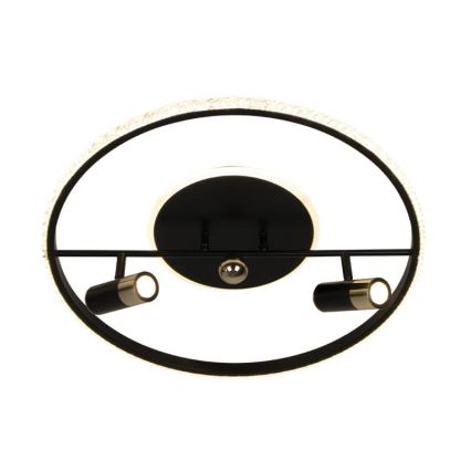 Plafonnier à intensité variable LED/60W/230V 3000-6500K noir + télécommande
