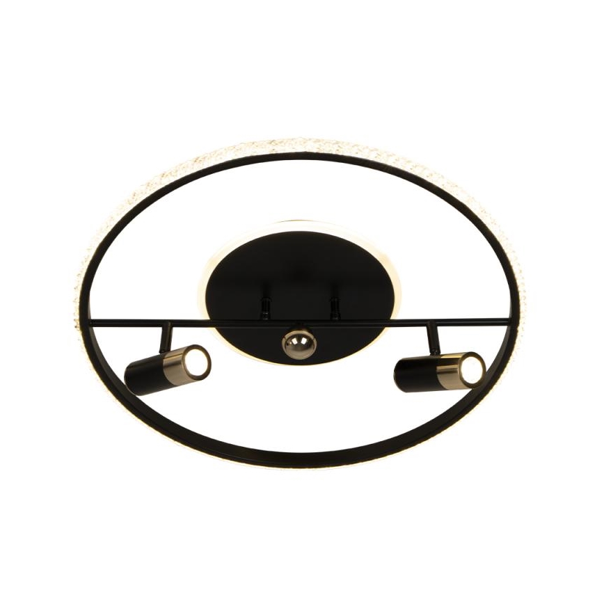 Plafonnier à intensité variable LED/60W/230V 3000-6500K noir + télécommande