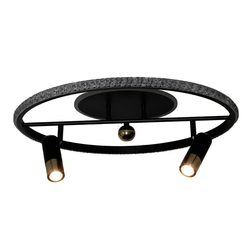 Plafonnier à intensité variable LED/60W/230V 3000-6500K noir + télécommande