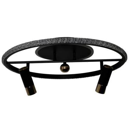 Plafonnier à intensité variable LED/60W/230V 3000-6500K noir + télécommande