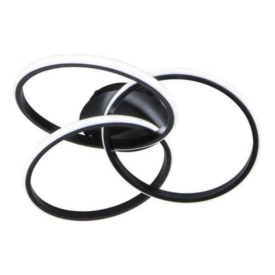 Plafonnier à intensité variable LED/70W/230V 3000-6500K noir + télécommande