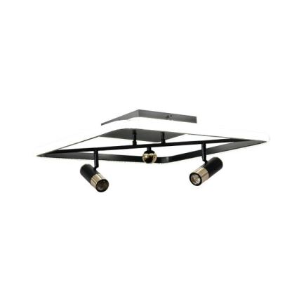 Plafonnier à intensité variable LED/70W/230V 3000-6500K noir + Télécommande