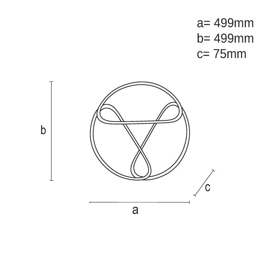 Plafonnier à intensité variable LED/75W/230V 3000-6500K noir + télécommande