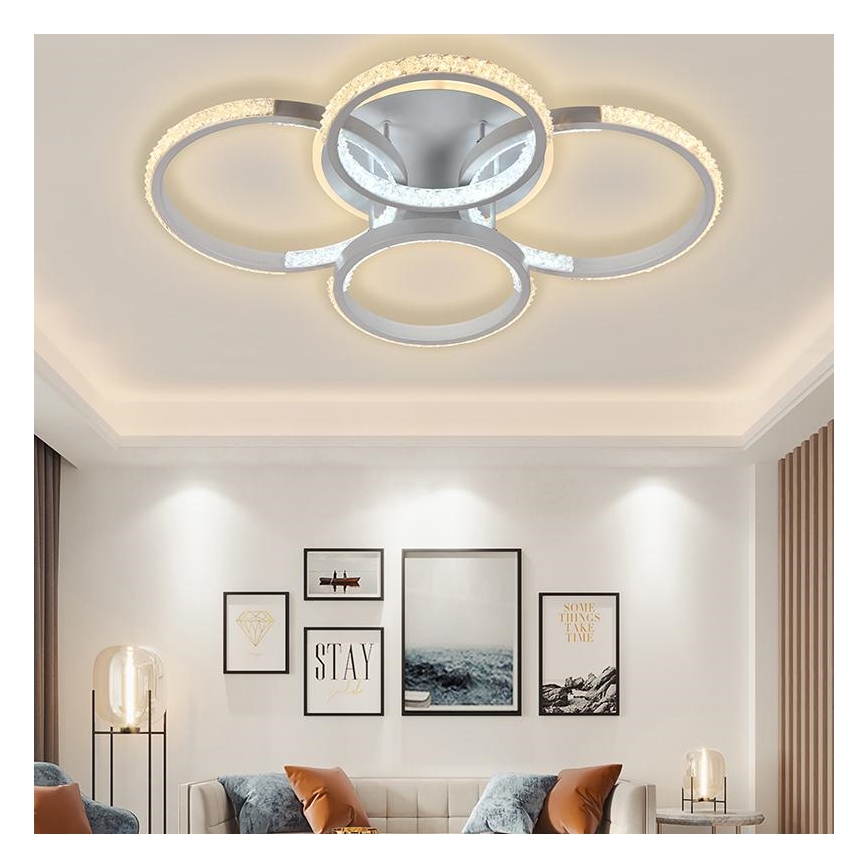 Plafonnier à intensité variable LED/80W/230V 3000-6500K + Télécommande