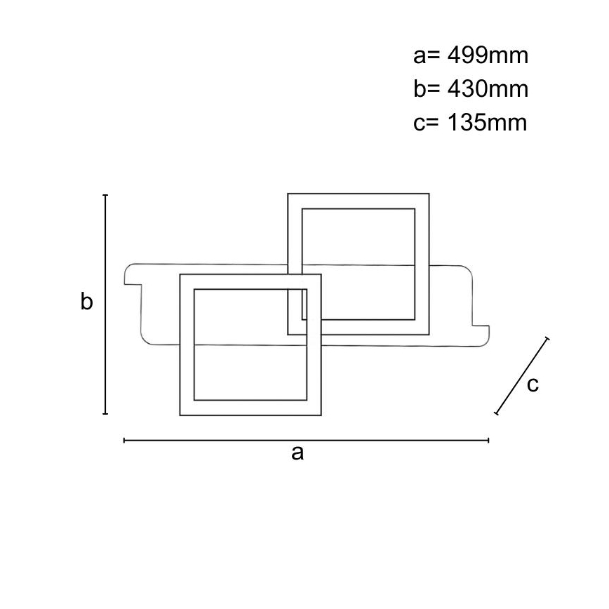 Plafonnier à intensité variable LED/85W/230V 3000-6500K chêne + télécommande