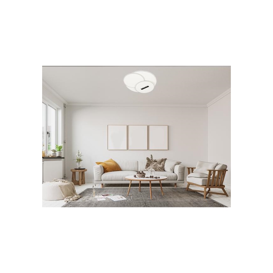 Plafonnier à intensité variable LED/90W/230V 3000-6500K blanc + télécommande