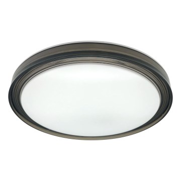 Plafonnier à intensité variable LED salle de bain HALINA LED/48W/230V 3000-6000K d. 38 cm IP44 noir + Télécommande