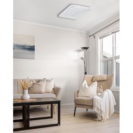 Plafonnier à intensité variable NERIS LED/36W/230V 2700-6500K 43x43 cm + télécommande