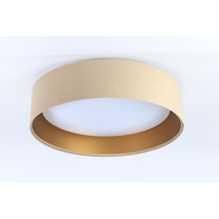 Plafonnier à intensité variable SMART GALAXY LED/24W/230V d.44 cm beige/doré 3000-6500K + télécommande