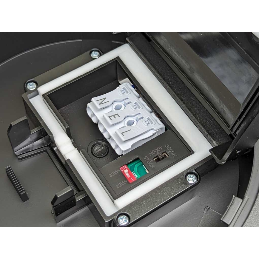 Plafonnier à intensité variable salle de bain VARIO LUMO LED/22/32W/230V 3000/4000/5700K d. 41 cm IP44 noir