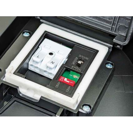 Plafonnier à intensité variable salle de bain VARIO NOVA LED/13/18W/230V 3000/4000/5700K d. 36 cm IP44 noir