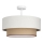 Plafonnier affleurant NATIA 1xE27/60W/230V Ø 45 cm blanc/marron