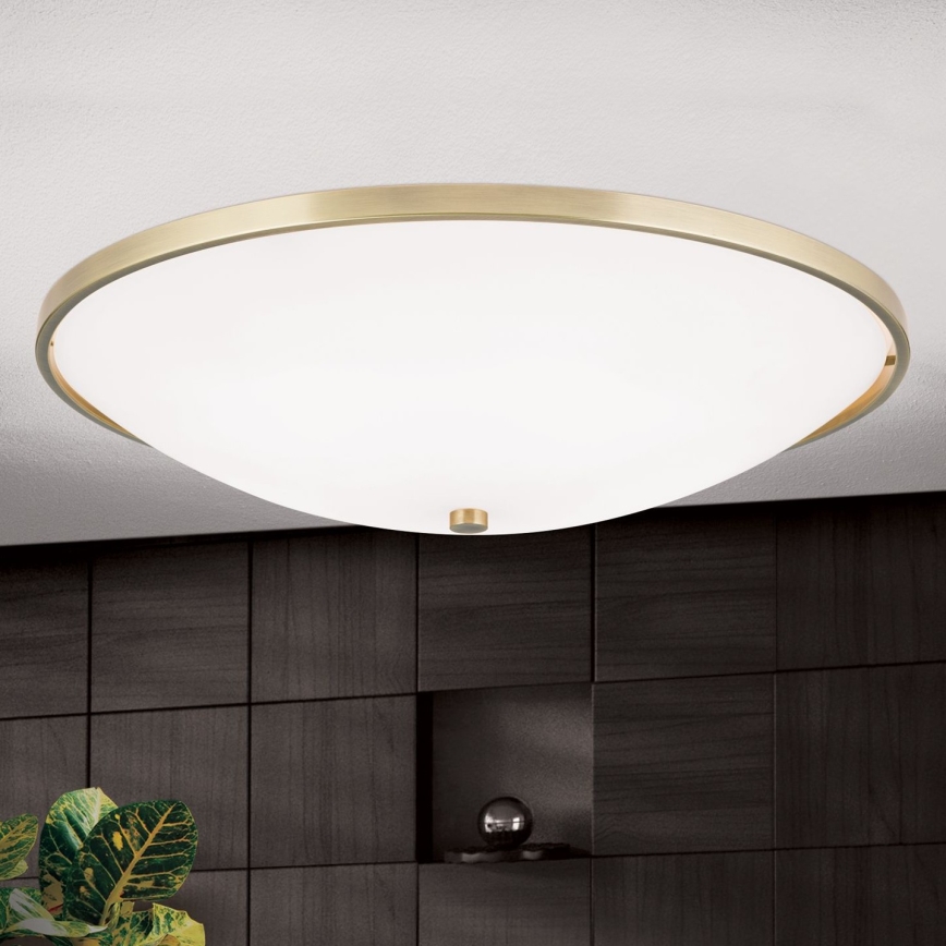 Plafonnier AIDA 5xE27/60W/230V d. 56,5 cm laiton