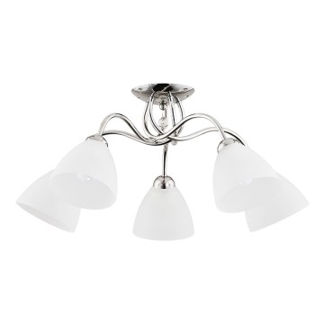 Plafonnier AMARILLO 5xE27/15W/230V chrome brillant