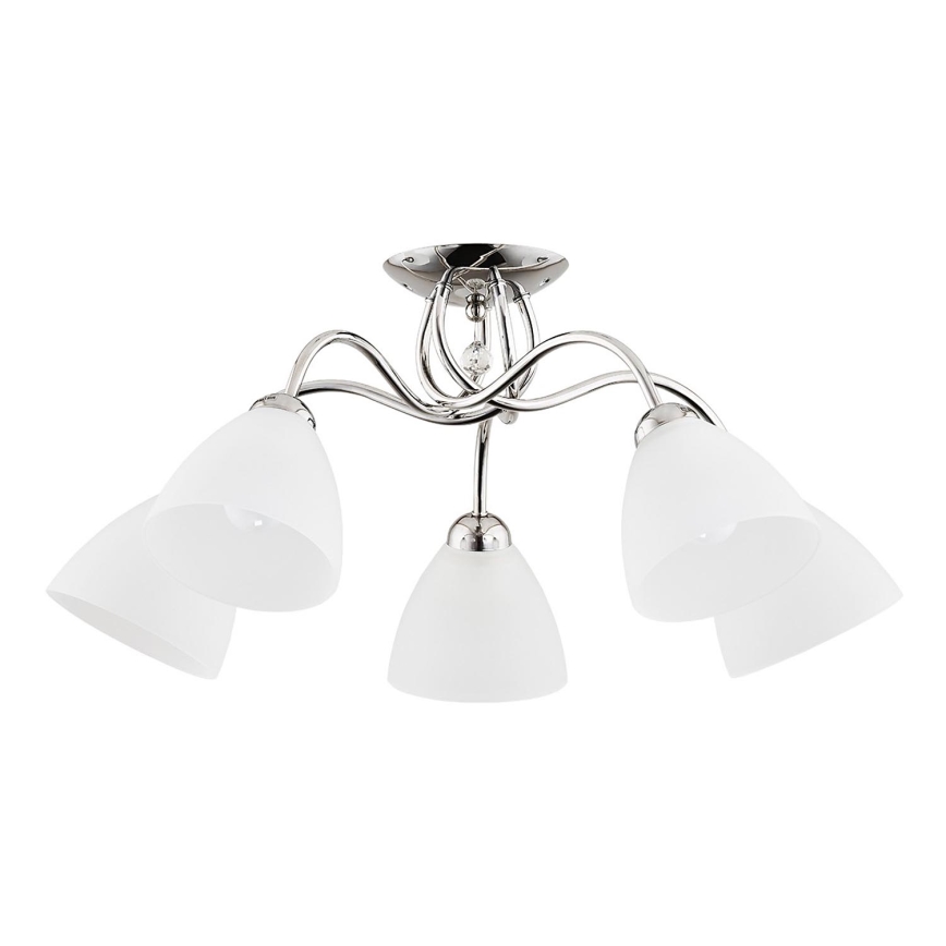 Plafonnier AMARILLO 5xE27/15W/230V chrome brillant