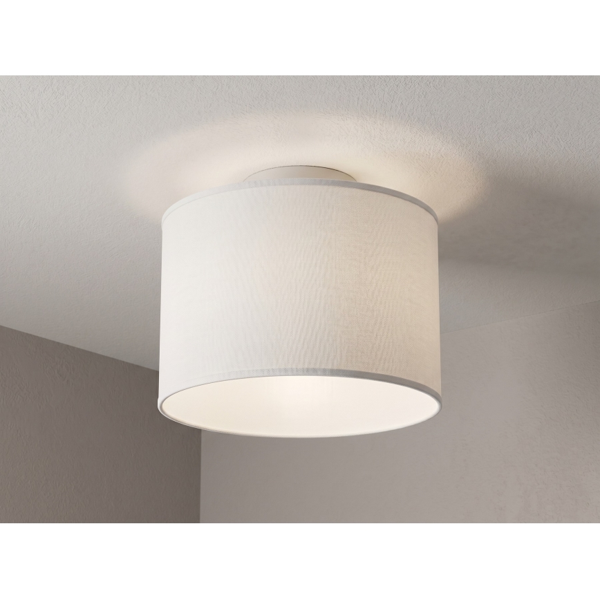 Plafonnier ARDEN 1x E27/15W/230V, Ø 25 cm, blanc