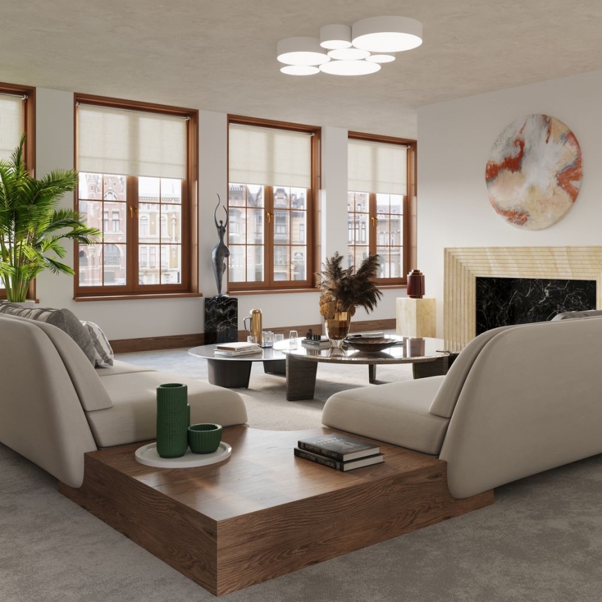 Plafonnier ARENA 4xE27/60W/230V blanche