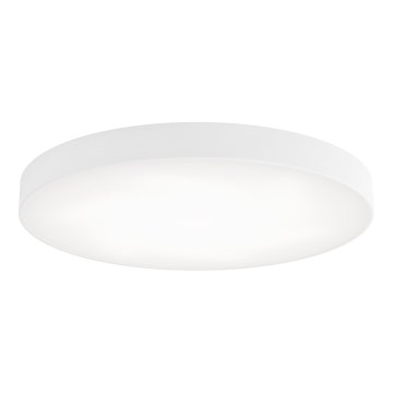 Plafonnier avec capteur de mouvement et détecteur crépusculaire CLEO 6xE27/24W/230V Ø 80 cm blanc