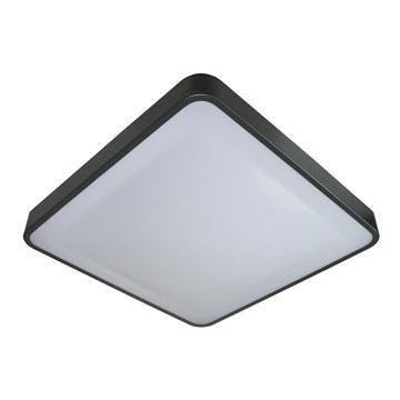 Plafonnier avec détecteur WILTON LED/24W/230V 37,5x37,5 cm anthracite