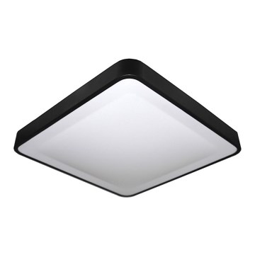 Plafonnier avec détecteur WILTON LED/24W/230V 37,5x37,5 cm noir