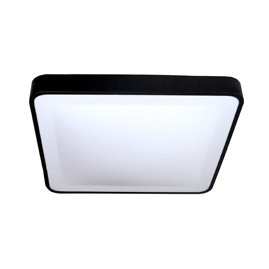 Plafonnier avec détecteur WILTON LED/24W/230V 37,5x37,5 cm noir