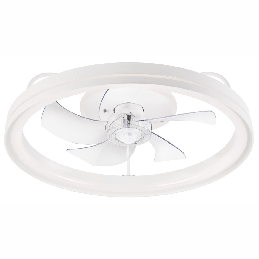 Plafonnier à intensité variable avec ventilateur FARGO LED/37W/230V blanc + télécommande