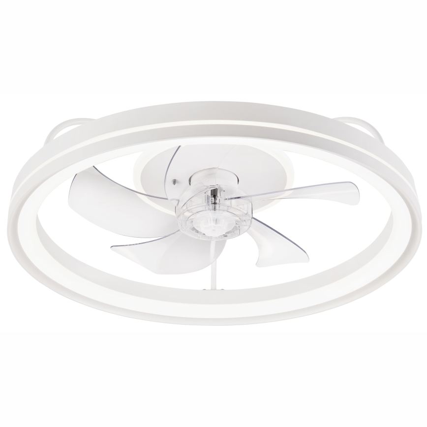 Plafonnier à intensité variable avec ventilateur FARGO LED/37W/230V blanc + télécommande