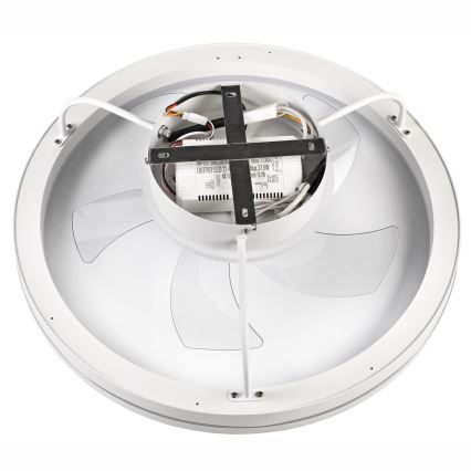 Plafonnier à intensité variable avec ventilateur FARGO LED/37W/230V blanc + télécommande