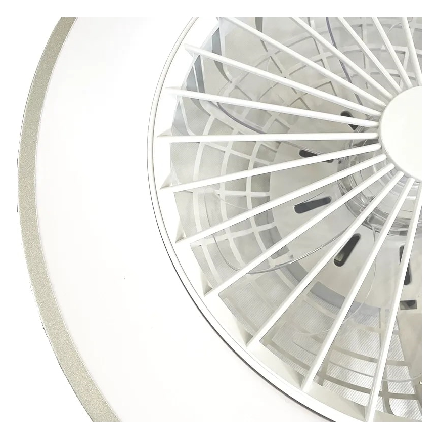 Plafonnier à intensité variable avec ventilateur OPAL LED/48W/230V 3000-6500K + télécommande