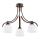 Plafonnier BAFIA 3xE27/15W/230V marron