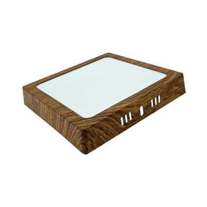Plafonnier BLOCK LED/12W/230V 4200K 16,3x16,3 cm marron