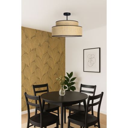 Plafonnier BOHO 1xE27/60W/230V beige