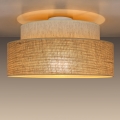 Plafonnier BOHO 1xE27/60W/230V d. 40 cm crème/beige