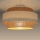 Plafonnier BOHO 1xE27/60W/230V Ø 40 cm crème/jute