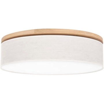 Plafonnier BOHO 3xE27/25W/230V Ø 58 cm chêne