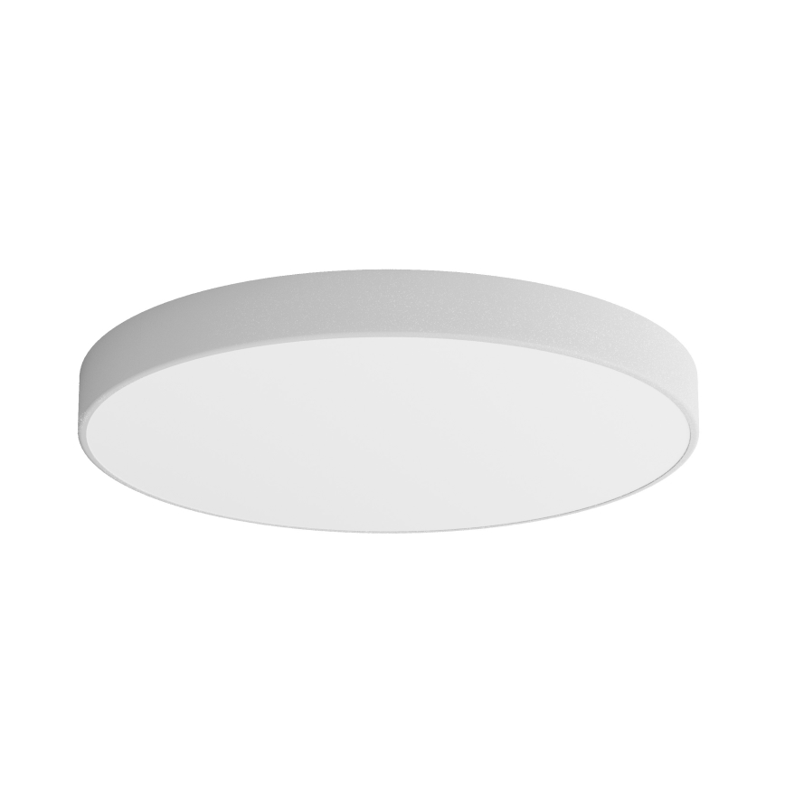 Plafonnier CLEO Ø 80 cm 6xE27/24W/230V avec détecteur de mouvement et capteur crépusculaire, gris