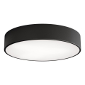 Plafonnier CLEO avec détecteur de mouvement et capteur crépusculaire 3xE27/24W/230V Ø 40 cm noir