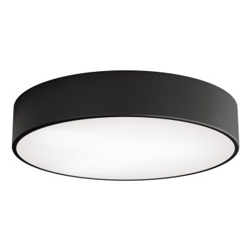 Plafonnier CLEO avec détecteur de mouvement et capteur crépusculaire 3xE27/24W/230V Ø 40 cm noir