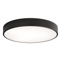 Plafonnier CLEO avec détecteur de mouvement et capteur crépusculaire, 5 ampoules E27, 24 W, 230 V, diamètre 60 cm, noir