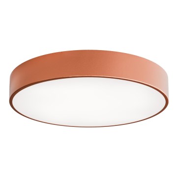Plafonnier CLEO avec détecteur de mouvement et détecteur crépusculaire 4xE27/24W/230V, Ø 50 cm, finition cuivrée