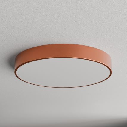 Plafonnier CLEO avec détecteur de mouvement et capteur crépusculaire, 5xE27/24W/230V, Ø 60 cm, finition cuivrée