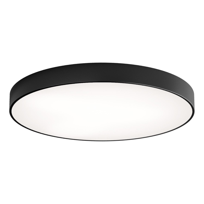 Plafonnier CLEO LED/96W/230V 3000K d. 80 cm noir