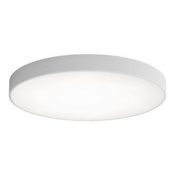 Plafonnier CLEO Ø 80 cm 6xE27/24W/230V avec détecteur de mouvement et capteur crépusculaire, gris