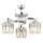 Plafonnier CRYSTALLINE 3xE27/40W/230V, chromé brillant