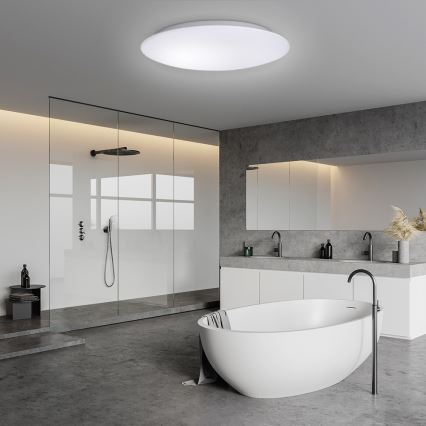 Plafonnier de salle de bain avec détecteur AVESTA LED/28W/230V 4000K IP54