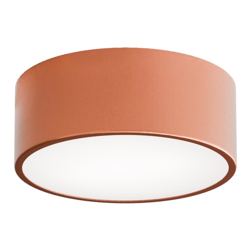 Plafonnier de salle de bains avec détecteur CLEO 1xE27/24W/230V Ø 20 cm IP54 cuivré