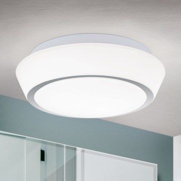 Plafonnier de salle de bains TENA 2xE27/60W/230V Ø 30 cm IP44 blanc