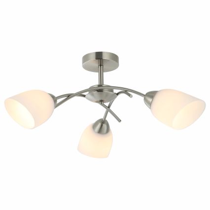 Plafonnier DONNA 3xE27/60W/230V nickel