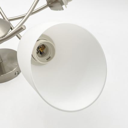 Plafonnier DONNA 5xE27/60W/230V nickel